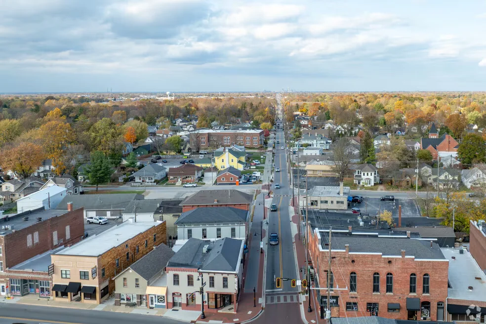 Aerial view of Greenwood, IN