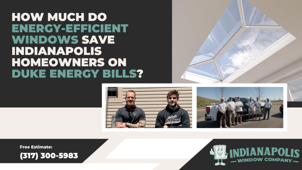 How Much Do Energy-Efficient Windows Save Indianapolis Homeowners on Duke Energy Bills